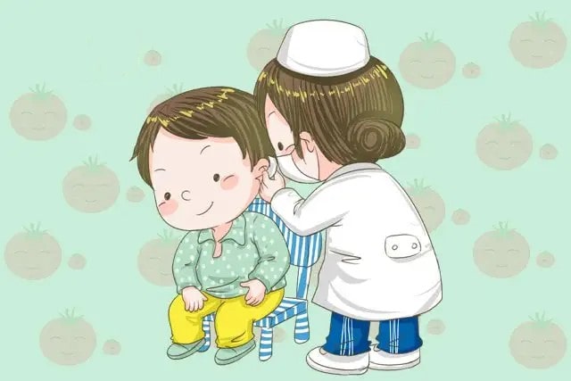 幼儿园孩子昆虫进入耳道