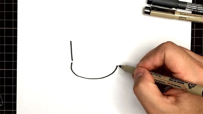 教你画一个踢足球的小男孩简笔画