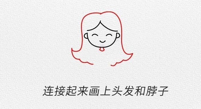小公主简笔画教程图片