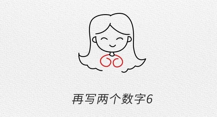 小公主简笔画教程图片