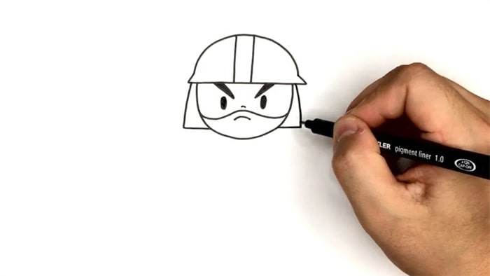 消防员简笔画教程图片