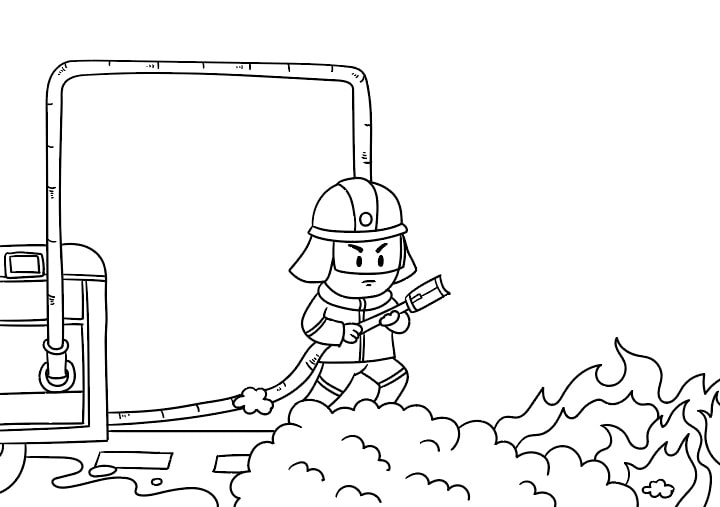 119消防安全手抄报图片教程