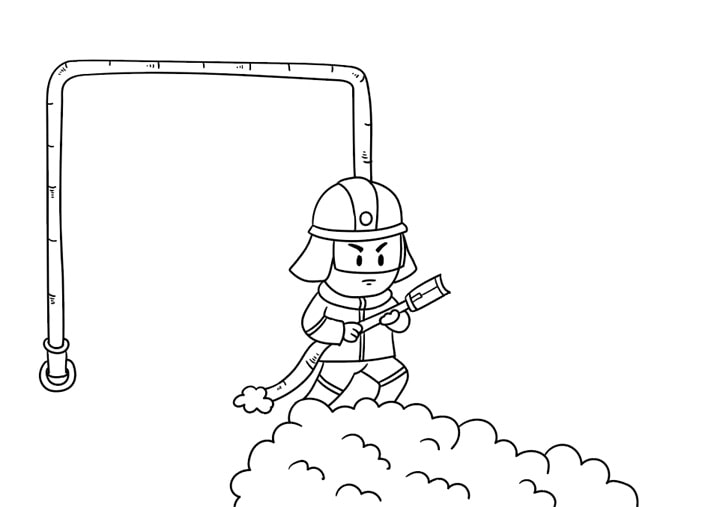 119消防安全手抄报图片教程