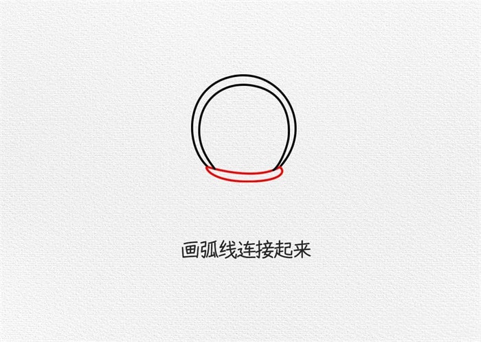 航天员简笔画教程图片