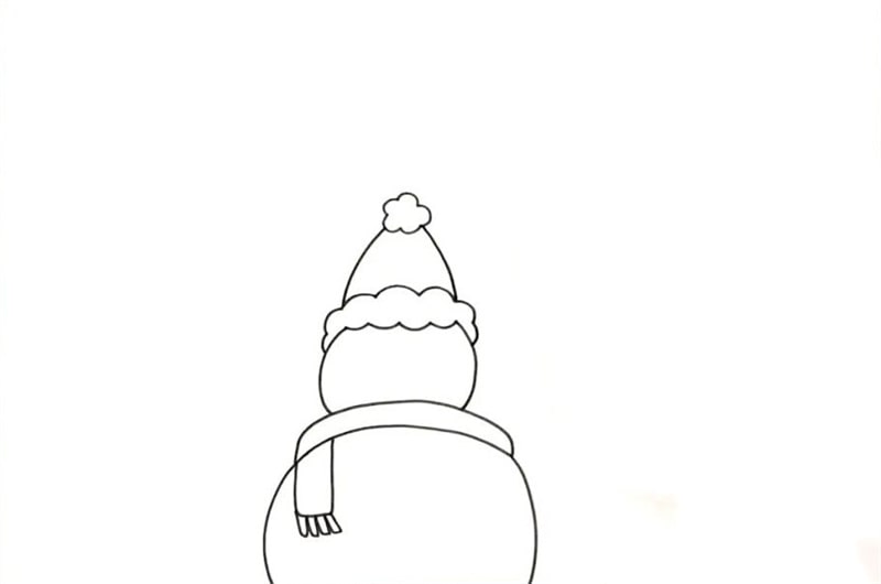 冬日主题手抄报图片教程