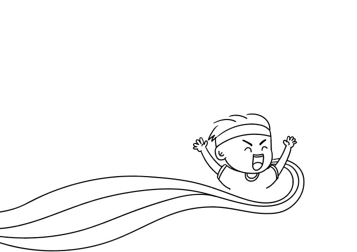 运动会手抄报教程简单又好看