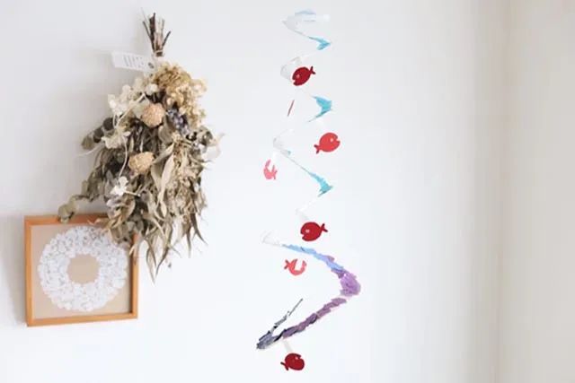 螺旋风铃挂饰手工制作