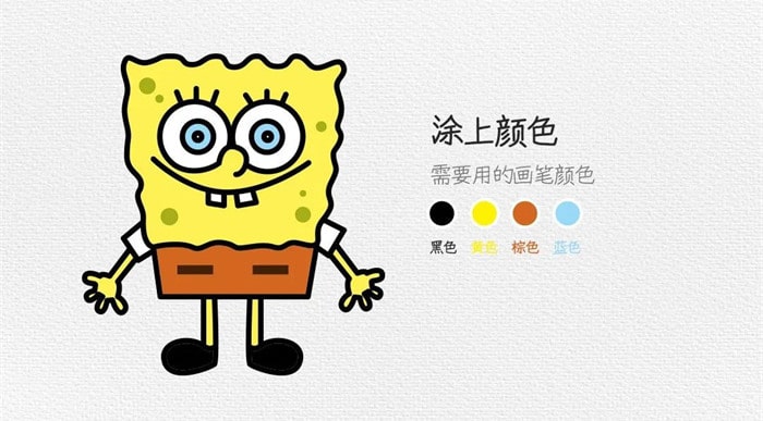 海绵宝宝简笔画教程图片简单