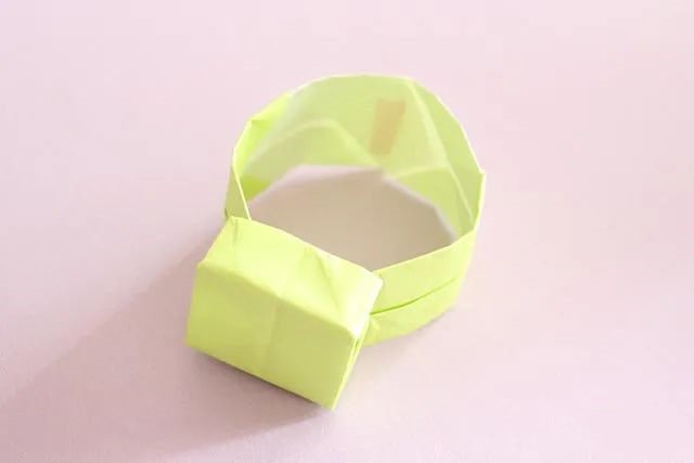 手工制作折纸立体玩具手表