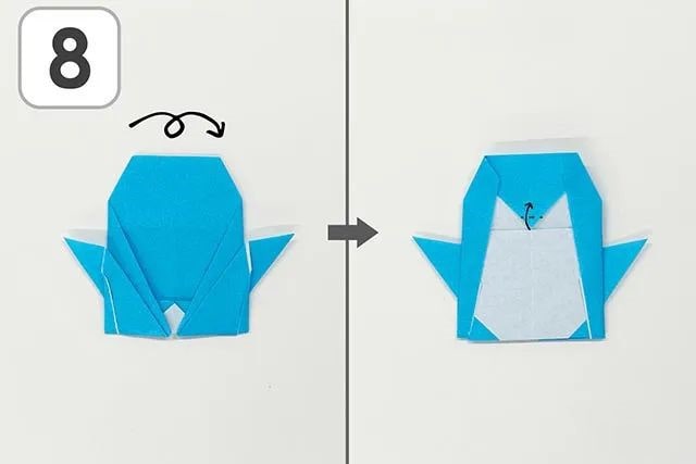 儿童折纸手工简单企鹅