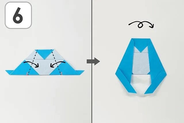 儿童折纸手工简单企鹅