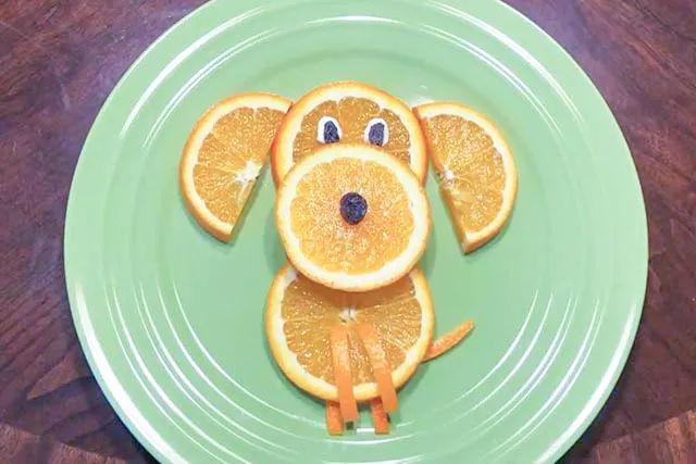 儿童创意水果拼盘小狗教程简单好看