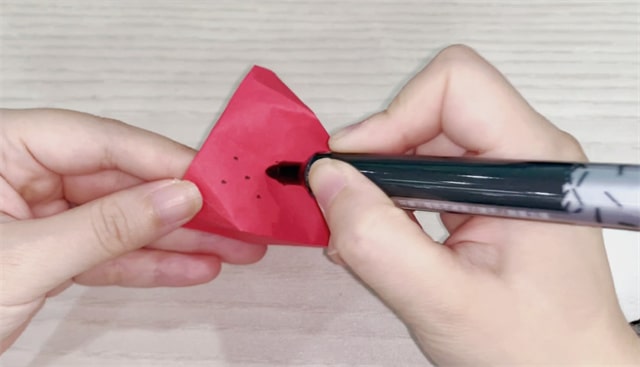 儿童折纸手工简单草莓