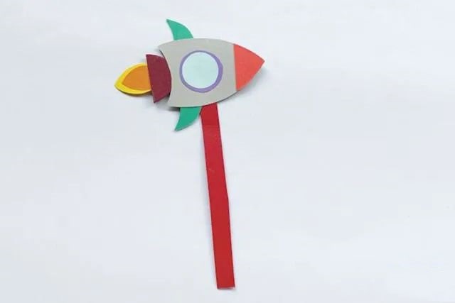 纸盘子手工制作自制太空飞船玩具