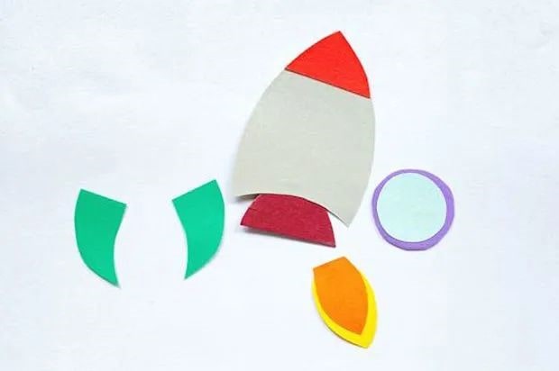 纸盘子手工制作自制太空飞船玩具