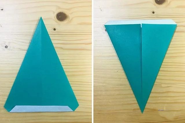 儿童折纸手工简单：一步一步折纸铅笔