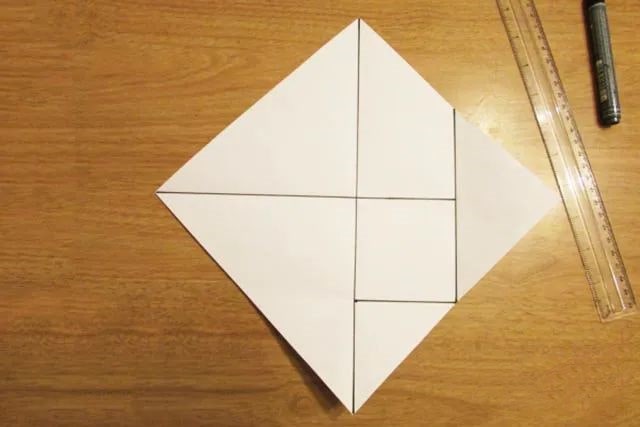 怎样用一张纸制作七巧板方法