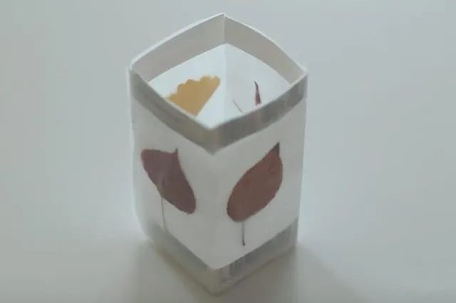 树叶废物利用手工制作创意灯笼简单