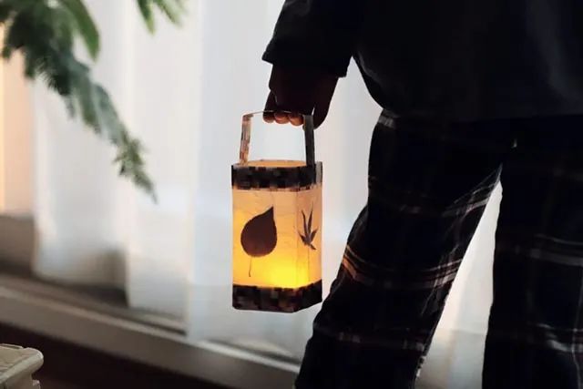 树叶废物利用手工制作创意灯笼简单