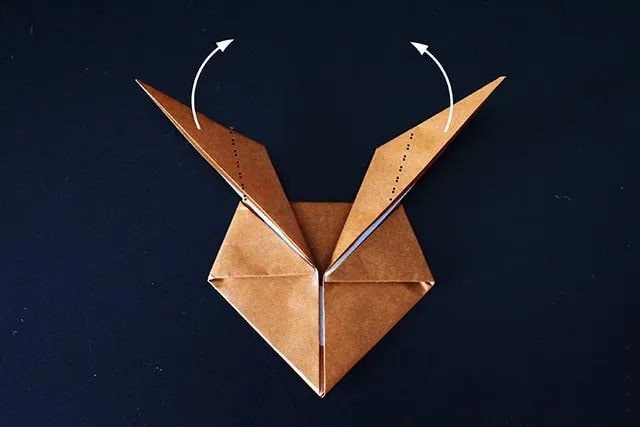 儿童手工折纸圣诞节驯鹿