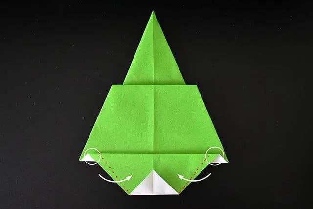 儿童手工折纸圣诞节圣诞树