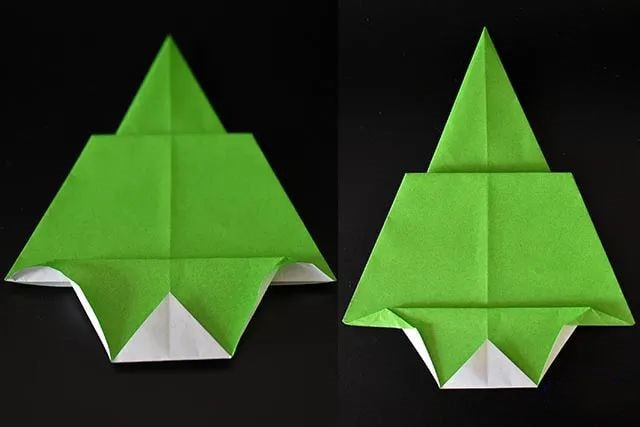 儿童手工折纸圣诞节圣诞树