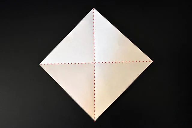 儿童折纸手工简单雪人