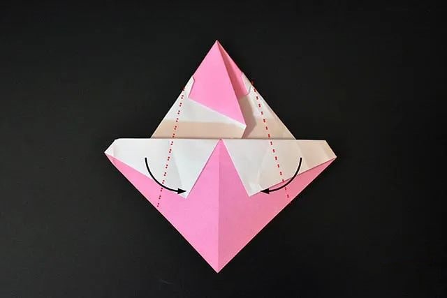 儿童折纸手工简单雪人