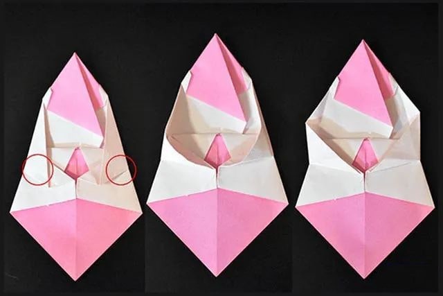 儿童折纸手工简单雪人