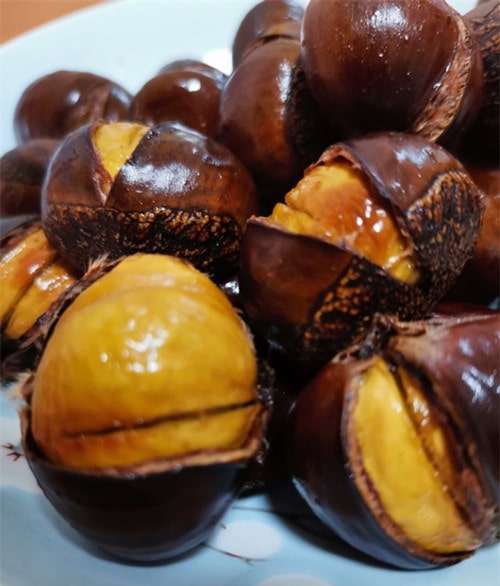 空气炸锅食谱糖烤板栗的做法