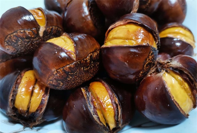 空气炸锅食谱糖烤板栗的做法