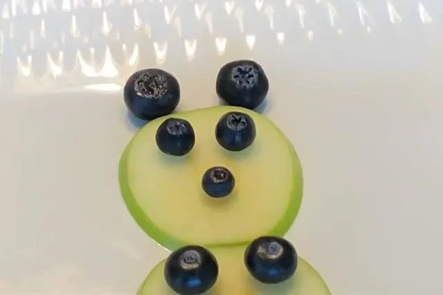 儿童创意水果拼盘大熊猫教程简单好看