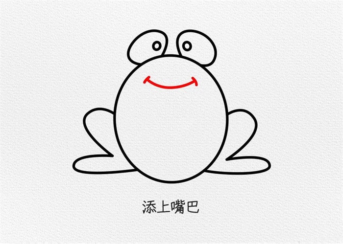 青蛙简笔画图文教程简单