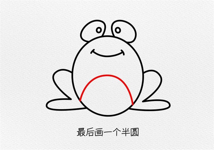 青蛙简笔画图文教程简单