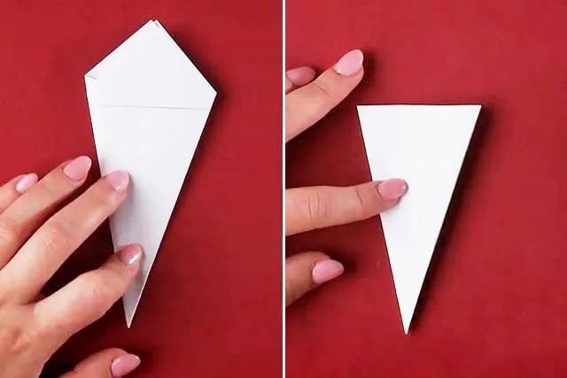 儿童简单漂亮雪花剪纸步骤图解