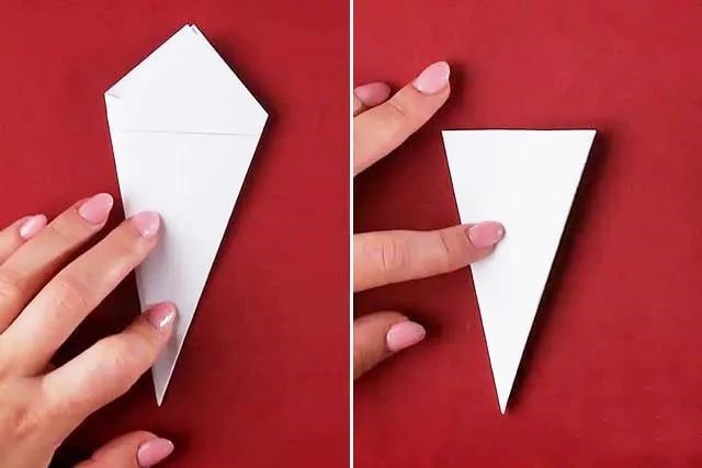 儿童简单漂亮雪花剪纸步骤图解