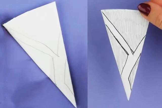 儿童简单漂亮雪花剪纸步骤图解