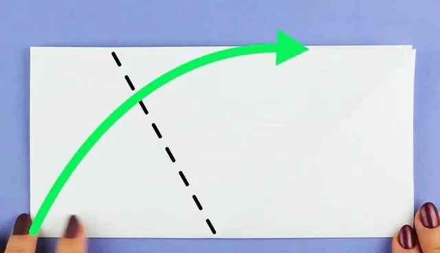 圣诞树围成的雪花剪纸步骤图解