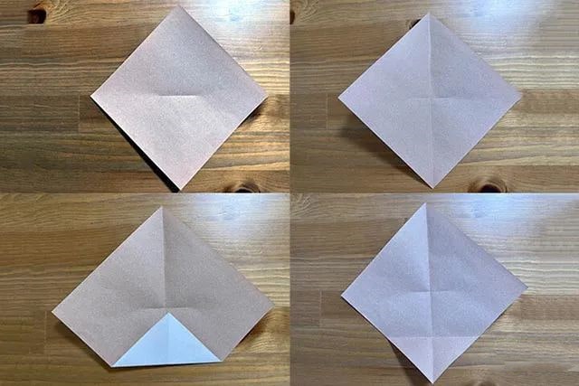 儿童手工折纸草莓蛋糕图文步骤简单