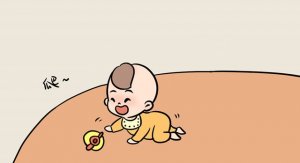 婴儿几个月会爬是属于正常的