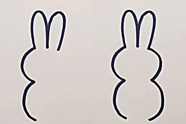 用数字3画兔子简笔画图文教程简单