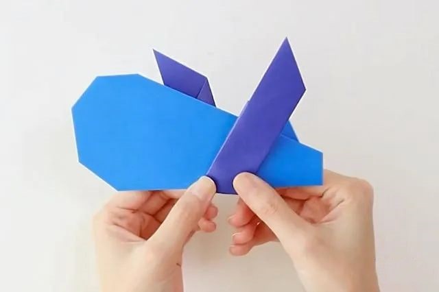 怎么折纸拼接立体感的飞机图文教程