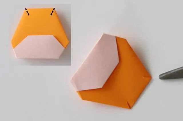 卡通龙猫儿童折纸图文教程