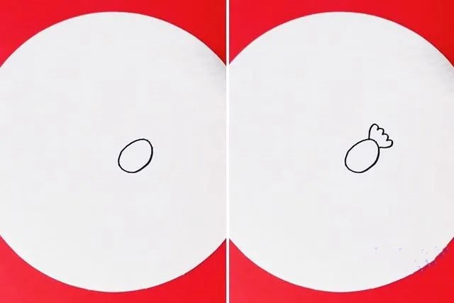 儿童画兔年新年：创意糖果画(步骤图解)