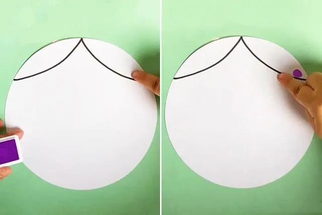 兔年手工：怎么制作灯笼拼贴画(步骤图解)