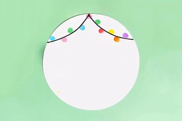 兔年手工：怎么制作灯笼拼贴画(步骤图解)