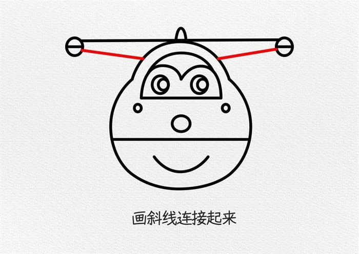 超级飞侠乐迪简笔画图文步骤