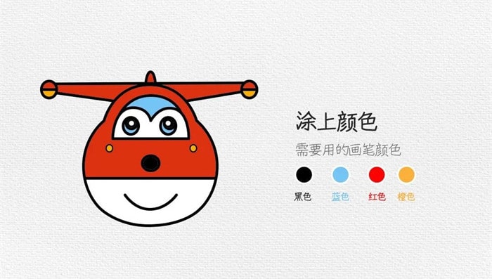 超级飞侠乐迪简笔画图文步骤