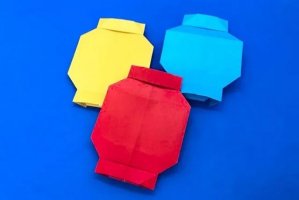 兔年新年小手工：怎么简单折纸灯笼(步骤图解)