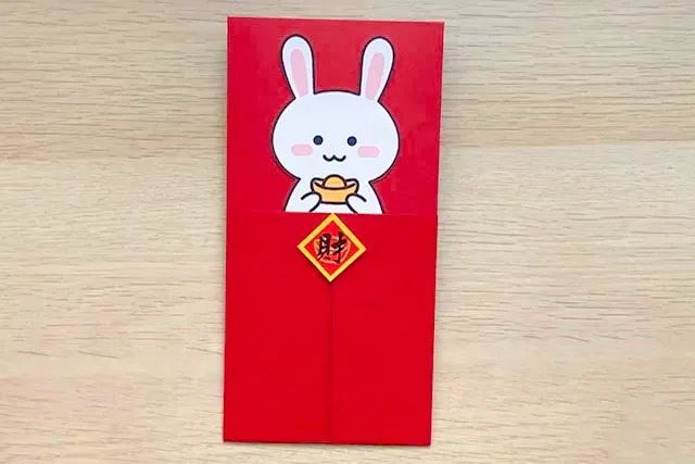 怎么手工制作创意兔年红包(步骤图解)